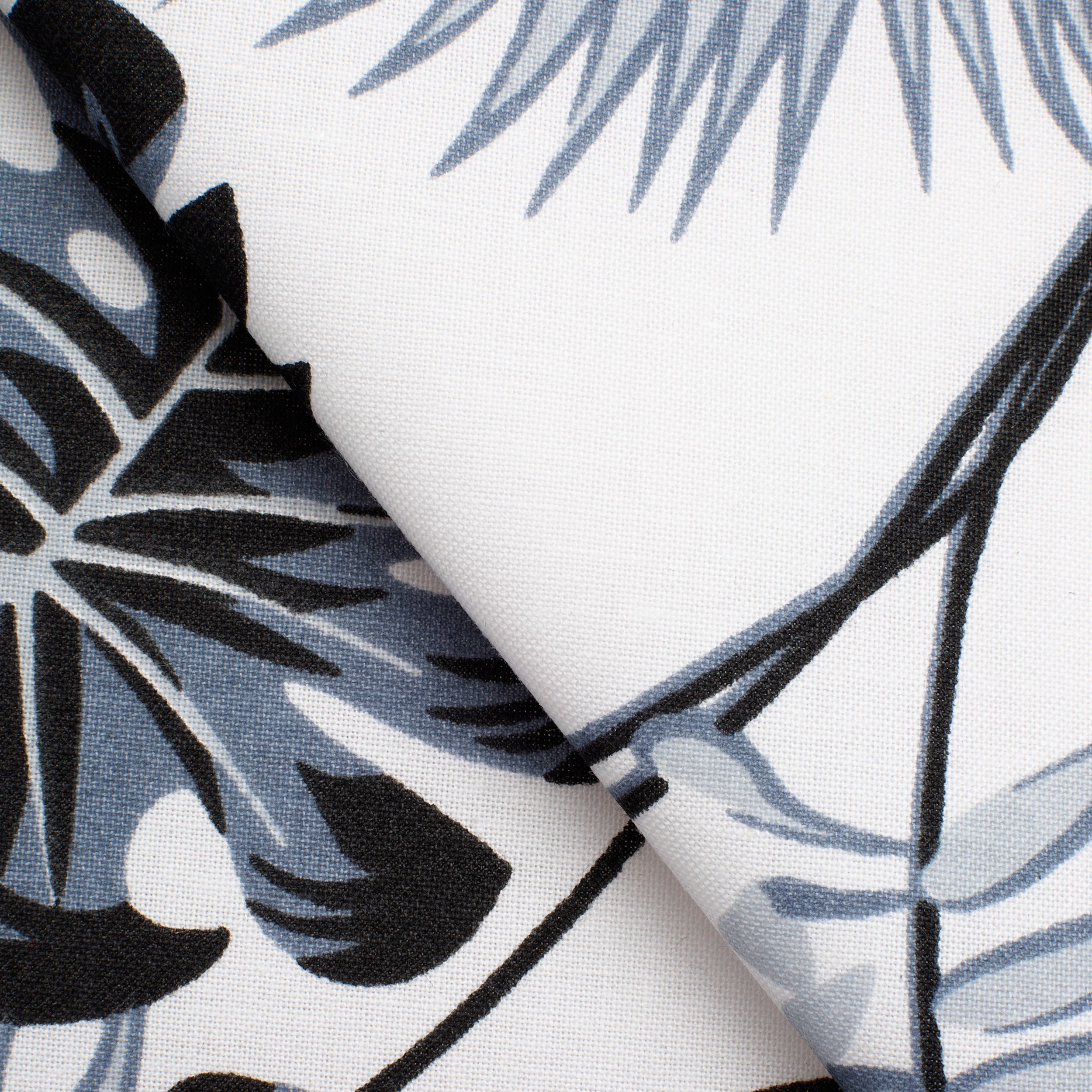 PRINTED COTTON POPLIN FABRIC - MONSTERA LEAVES PRINT - 160 GSM