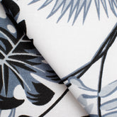 PRINTED COTTON POPLIN FABRIC - MONSTERA LEAVES PRINT - 160 GSM