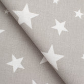 4.2 OZ COTTON POPLIN - PRINTED - BEIGE STARS