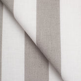 4.2 OZ COTTON POPLIN - PRINTED - BEIGE/WHITE STRIPES