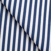 4.2 OZ COTTON POPLIN - PRINTED - BLUE/WHITE STRIPES