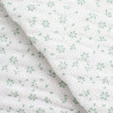 4.2 OZ COTTON POPLIN - PRINTED - SMALL GREEN FLOWERS