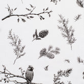 PRINTED COTTON SEERSUCKER FABRIC - FOREST BRANCHES PRINT - 160 GSM