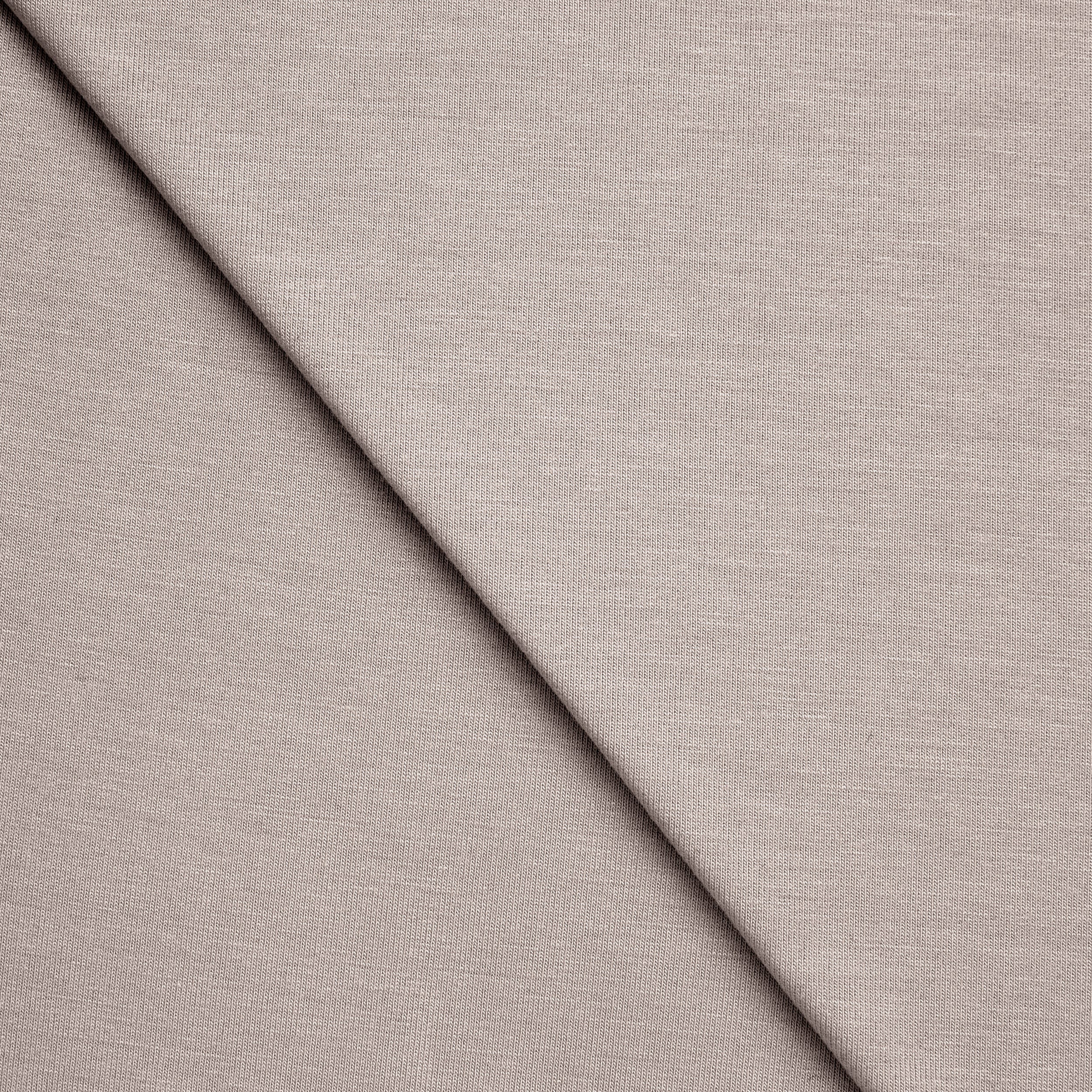 BAMBOO SINGLE JERSEY FABRIC WITH ELASTANE - BEIGE - 210 GSM
