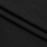 BAMBOO 2X1 RIB KNIT FABRIC WITH ELASTANE - BLACK - 260 GSM