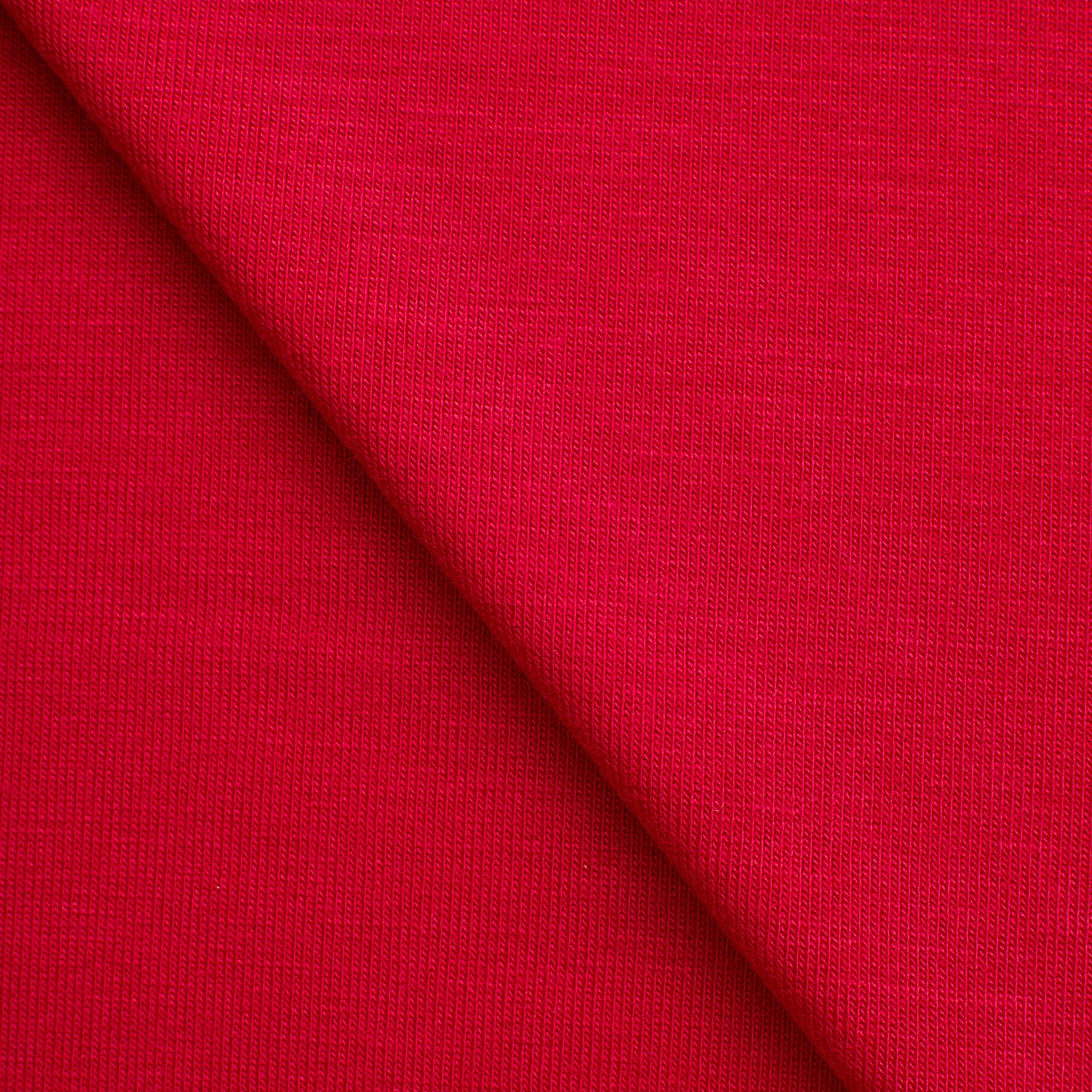 BAMBOO 2X1 RIB KNIT FABRIC WITH ELASTANE - RASPBERRY PINK - 260 GSM