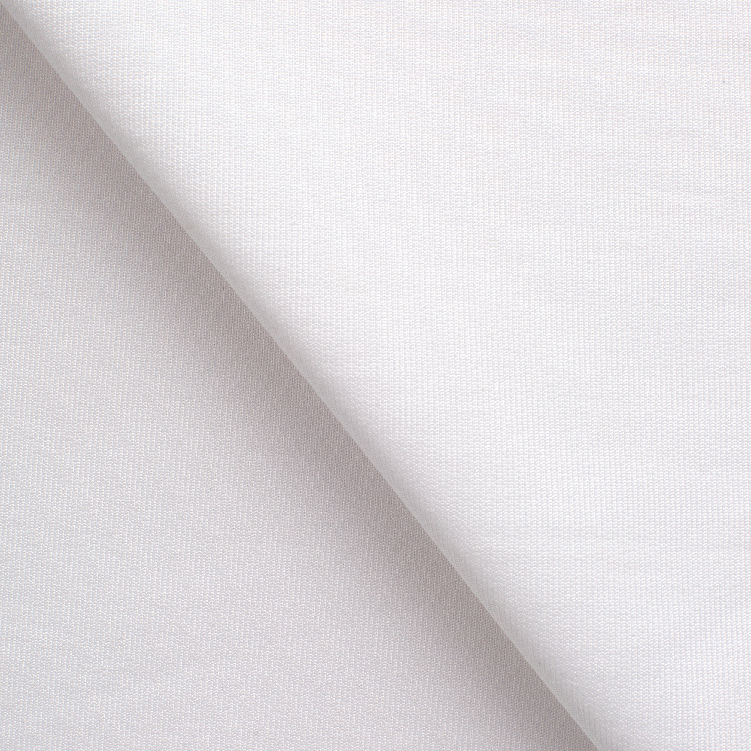 POLYESTER FRENCH TERRY FABRIC WITH ELASTANE - WHITE - 270 GSM