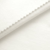 COTTON-POLYESTER FRENCH TERRY FABRIC WITH ELASTANE - WHITE - 300 GSM