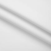 POLYESTER INTERLOCK KNIT FABRIC WITH ELASTANE - WHITE - 220 GSM