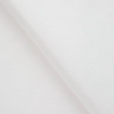 POLYESTER INTERLOCK KNIT FABRIC WITH ELASTANE - WHITE - 190 GSM