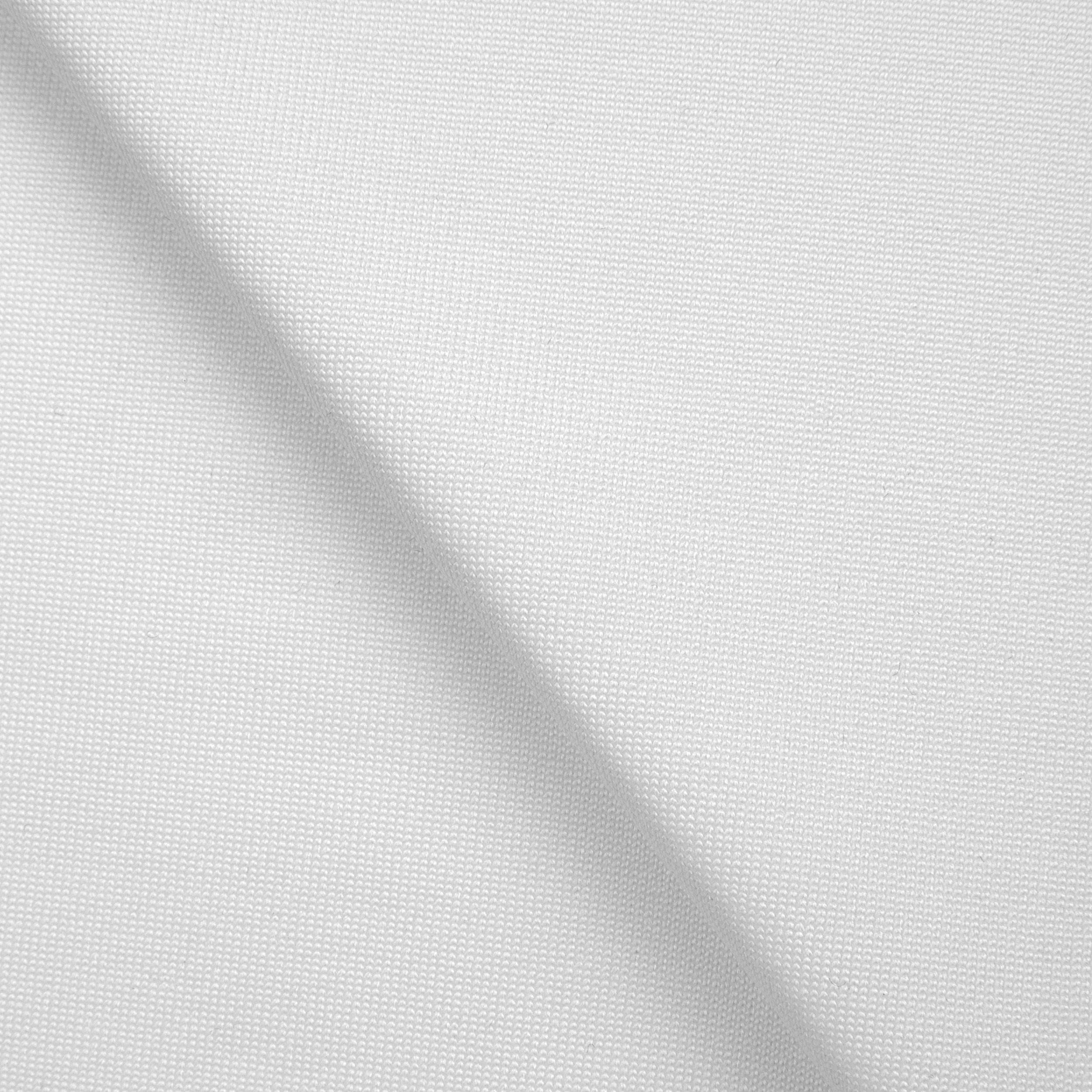 POLYESTER SINGLE JERSEY FABRIC WITH ELASTANE - WHITE - 220 GSM