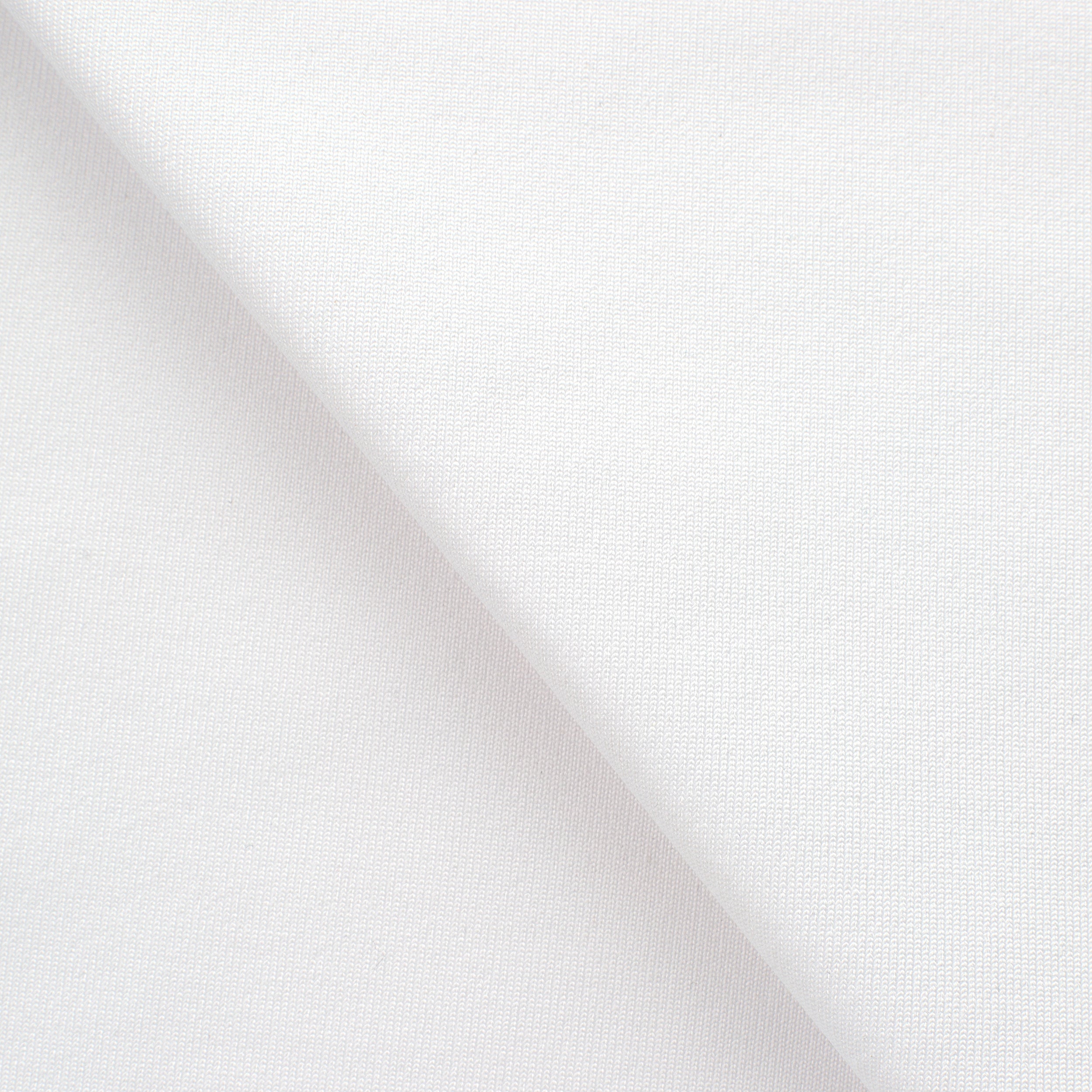 POLYESTER SINGLE JERSEY FABRIC WITH ELASTANE - WHITE - 280 GSM