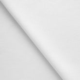 POLYESTER SINGLE JERSEY FABRIC WITH ELASTANE - WHITE - 150 GSM