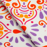 COTTON INTERLOCK KNIT FABRIC WITH ELASTANE - 215 GSM