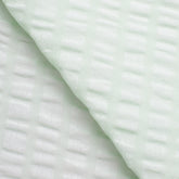 COTTON WAFFLE POPLIN FABRIC - CELADON GREEN - 160 GSM