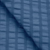 4.2 OZ COTTON POPLIN - WAFFLE WEAVE - BLUE IKEA