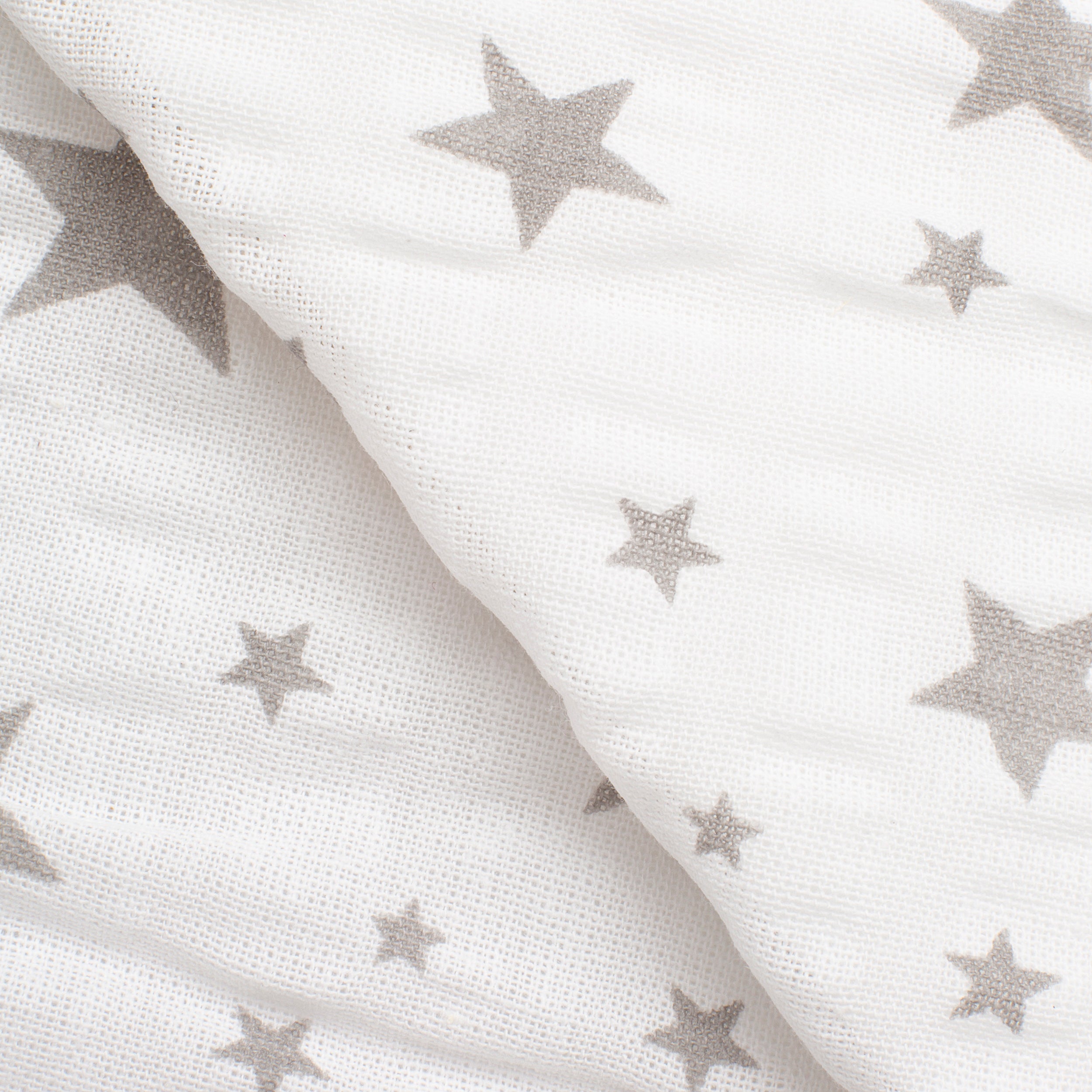 PRINTED COTTON POPLIN FABRIC - STARS PRINT - 160 GSM