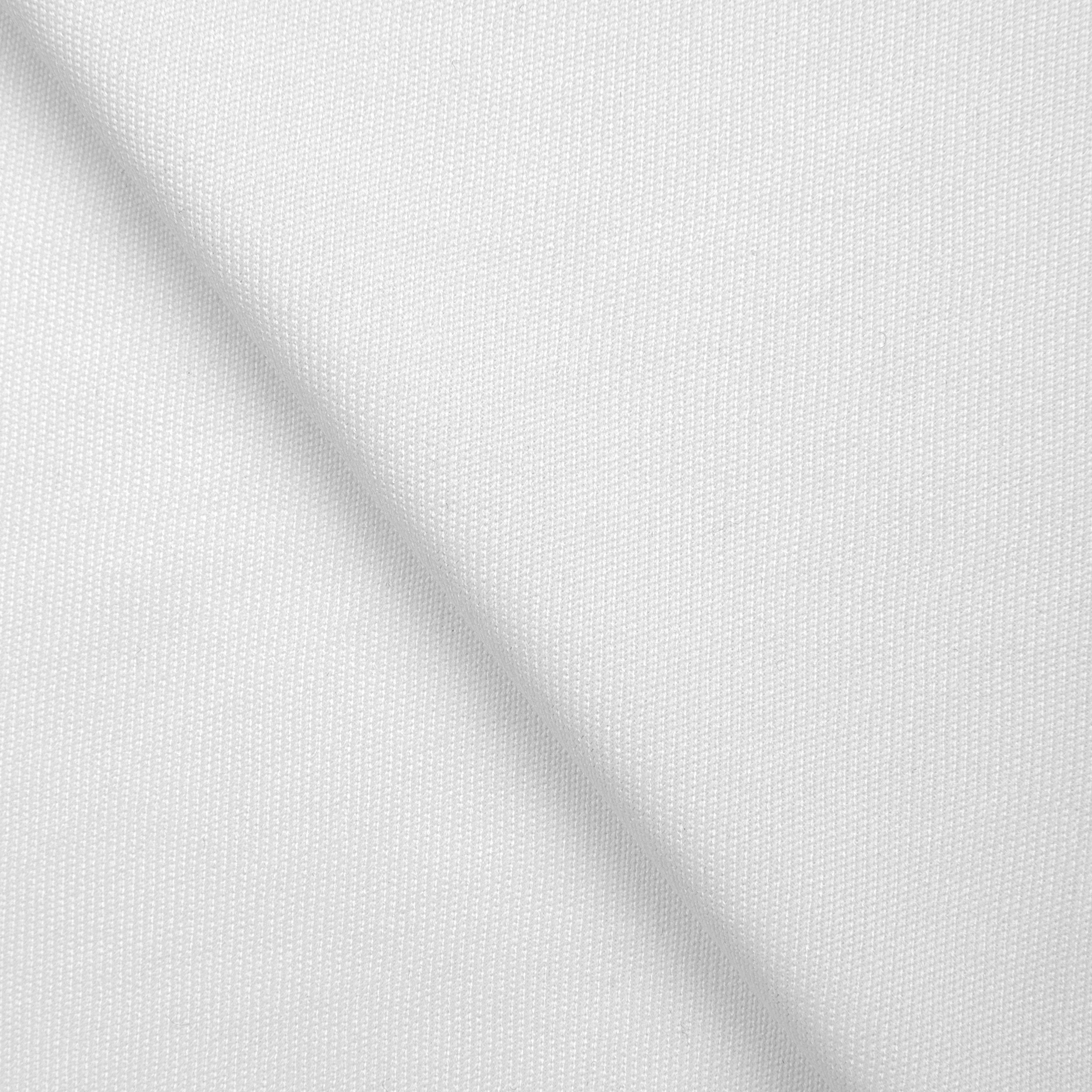 POLYESTER INTERLOCK KNIT FABRIC - WHITE - 145 GSM
