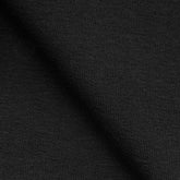 COTTON FRENCH TERRY FABRIC WITH ELASTANE - BLACK - 270 GSM