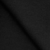 COTTON SINGLE JERSEY FABRIC WITH ELASTANE - BLACK - 220 GSM
