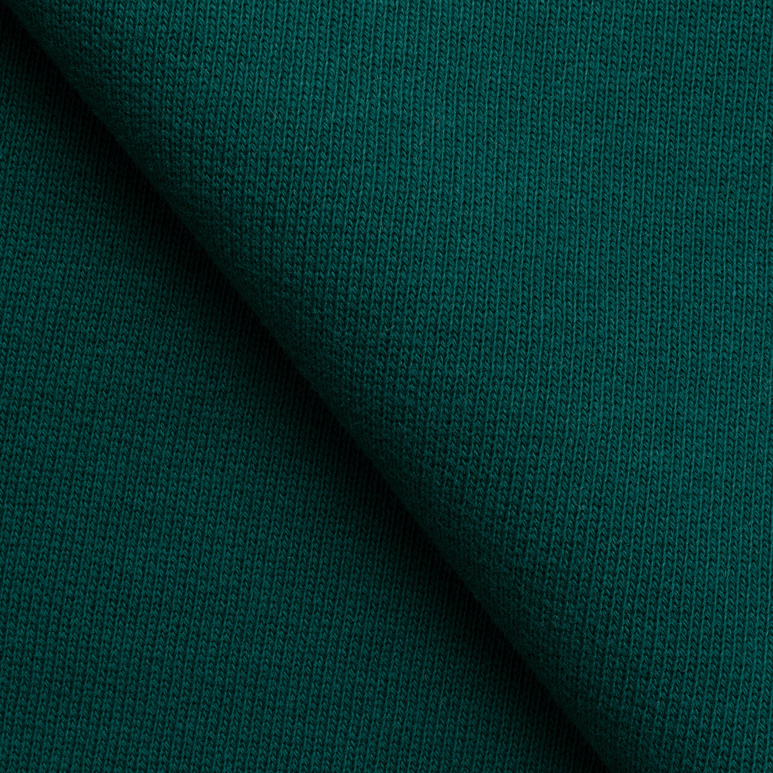 EXTRA HEAVY COTTON FRENCH TERRY FABRIC - GREEN - 580 GSM