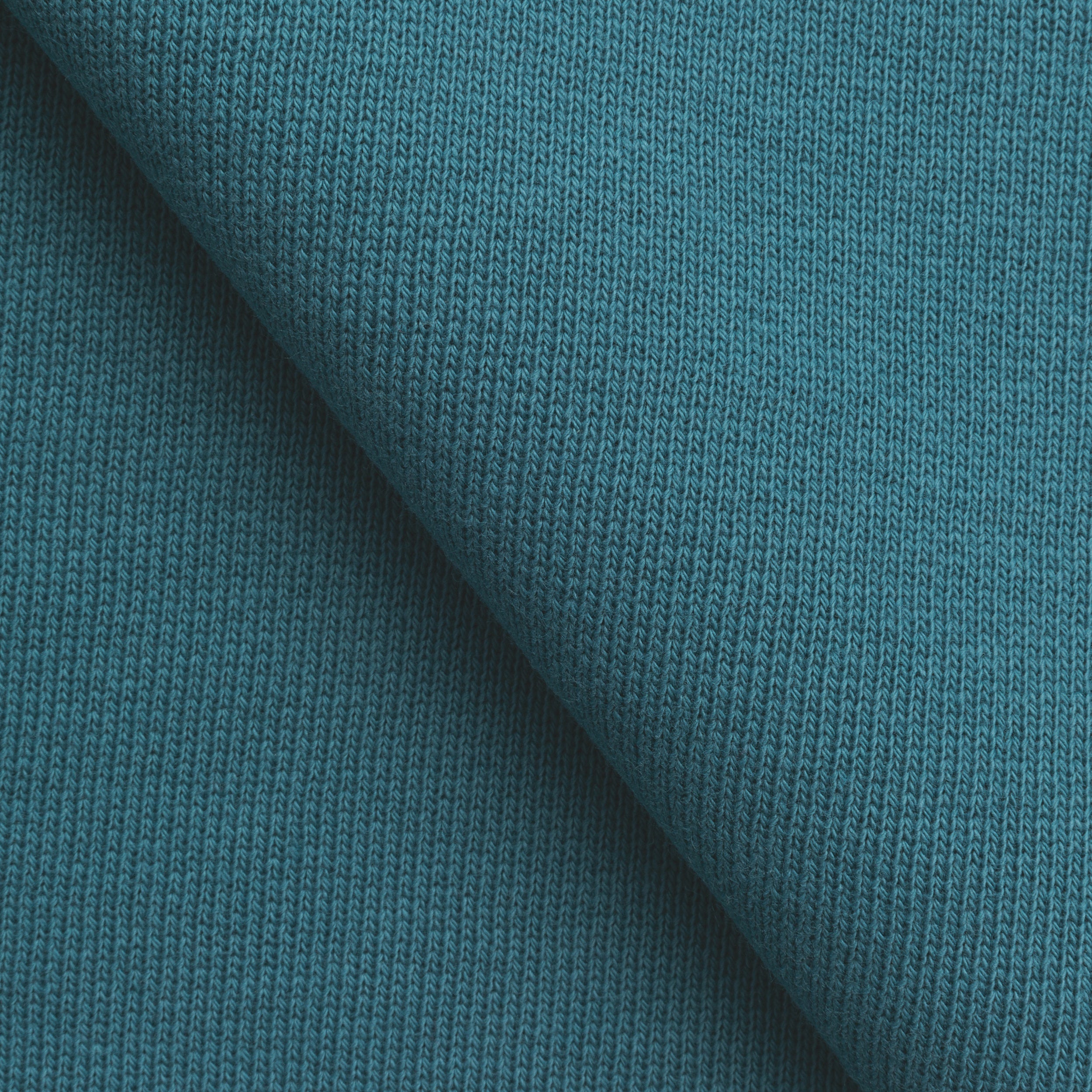 COTTON FRENCH TERRY FABRIC - TURQUOISE - 580 GSM