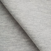HEAVY COTTON DIAGONAL FRENCH TERRY FABRIC - GREY MELANGE - 430 GSM
