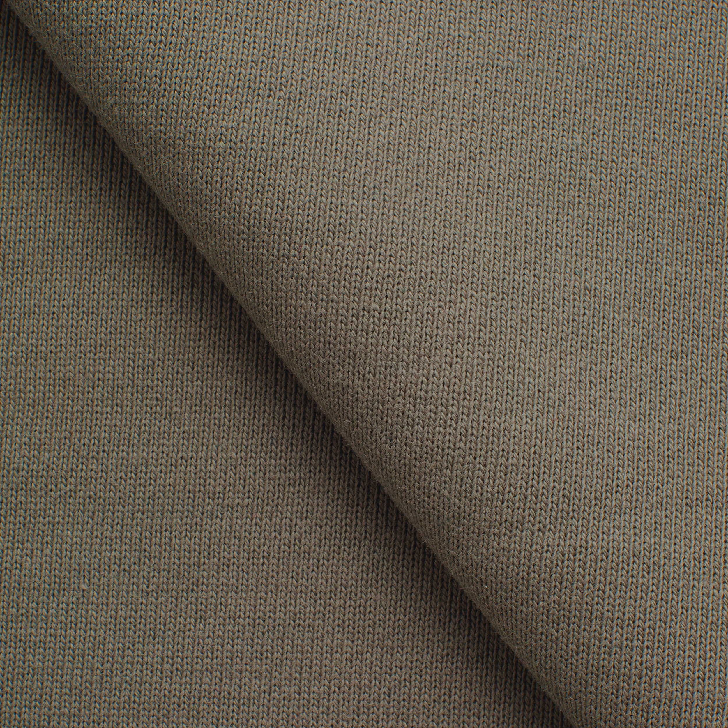 HEAVY COTTON DIAGONAL FRENCH TERRY FABRIC - OLIVE - 430 GSM