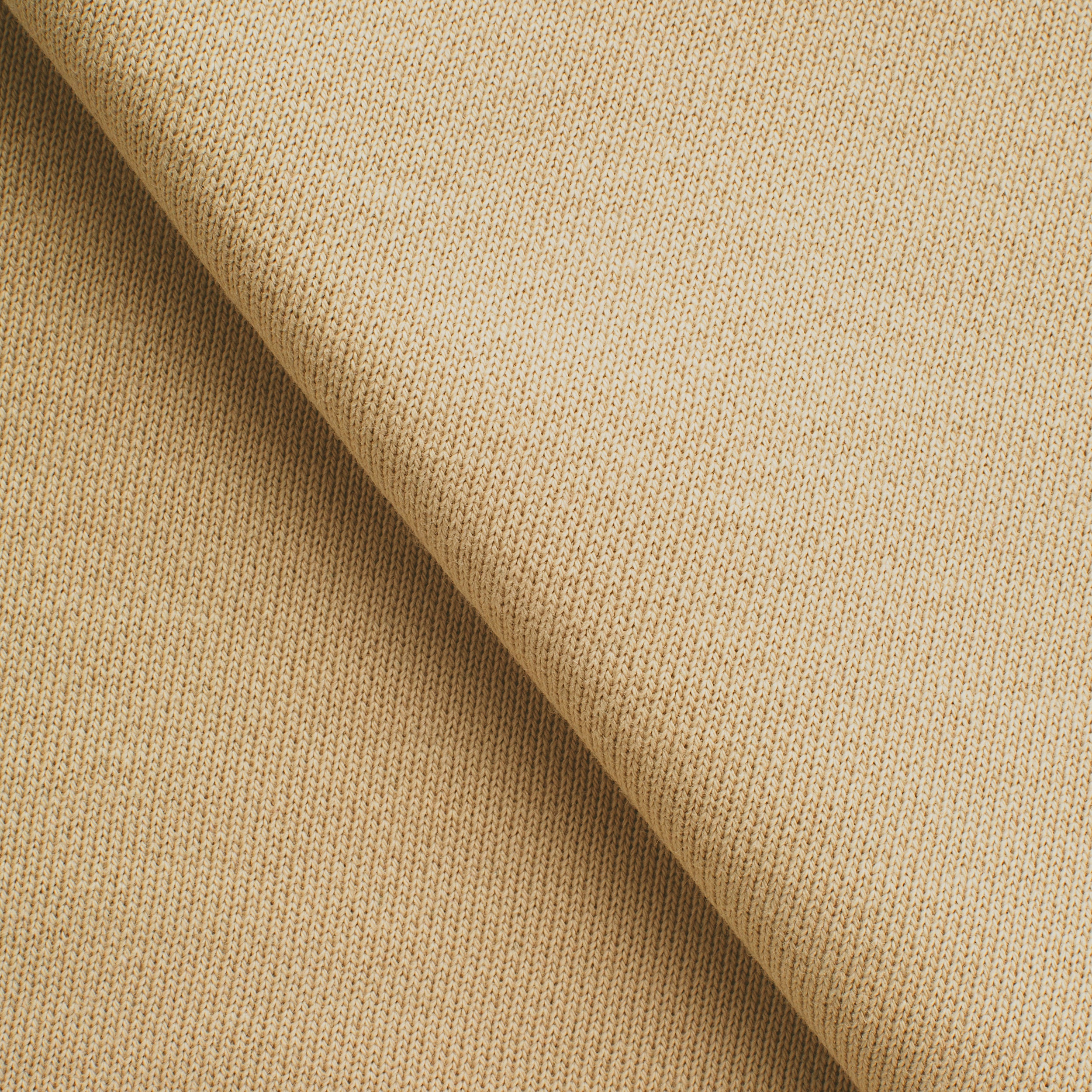 HEAVY COTTON DIAGONAL FRENCH TERRY FABRIC - TAUPE - 430 GSM