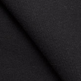 HEAVY COTTON DIAGONAL FRENCH TERRY FABRIC - BLACK - 450 GSM