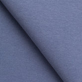 COTTON RIB KNIT FABRIC WITH ELASTANE - BLUE - 450 GSM
