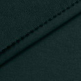 COTTON FRENCH TERRY FABRIC WITH ELASTANE - BOTTLE GREEN - 280 GSM