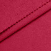 COTTON FRENCH TERRY FABRIC WITH ELASTANE - RASPBERRY PINK - 280 GSM