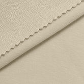 COTTON FRENCH TERRY FABRIC WITH ELASTANE - CREAM PEARL - 280 GSM