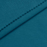COTTON FRENCH TERRY FABRIC WITH ELASTANE - TURQUOISE - 280 GSM