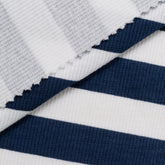 COTTON RIB KNIT FABRIC WITH ELASTANE - STRIPES VARIANT B - 240 GSM