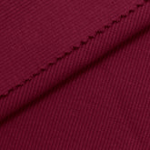 COTTON RIB KNIT FABRIC WITH ELASTANE - BURGUNDY - 280 GSM