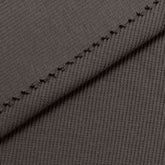 COTTON RIB KNIT FABRIC WITH ELASTANE - BROWN - 280 GSM