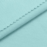 COTTON RIB KNIT FABRIC WITH ELASTANE - AZURE - 280 GSM