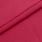 COTTON RIB KNIT FABRIC WITH ELASTANE - RASPBERRY PINK - 280 GSM