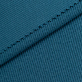COTTON RIB KNIT FABRIC WITH ELASTANE - TURQUOISE - 280 GSM