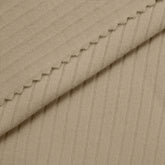 COTTON RIB KNIT FABRIC - LATTE - 170 GSM