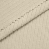 COTTON RIB KNIT FABRIC - CREAM PEARL - 170 GSM