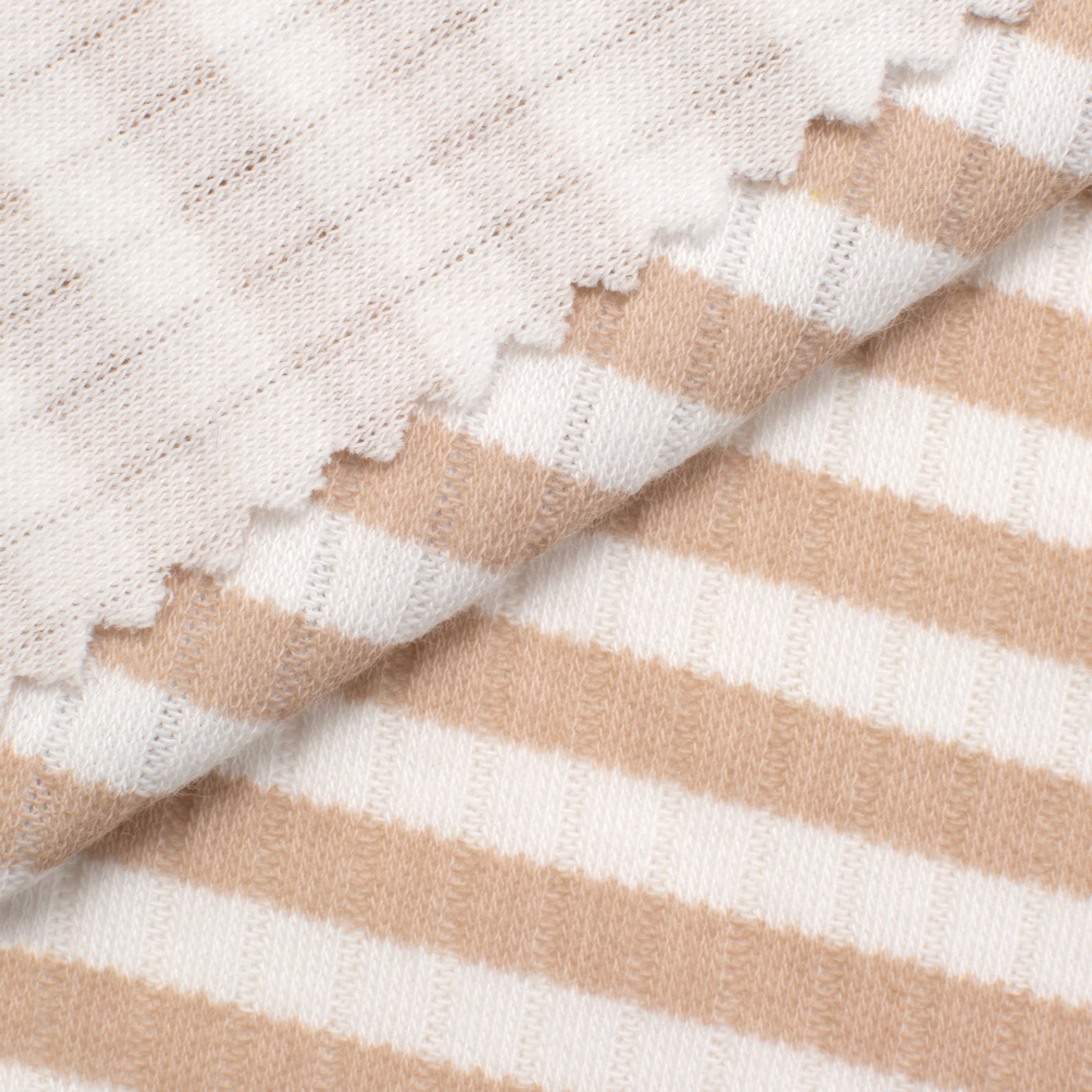COTTON RIB KNIT FABRIC - KNIT STRIPES VARIANT B - 170 GSM