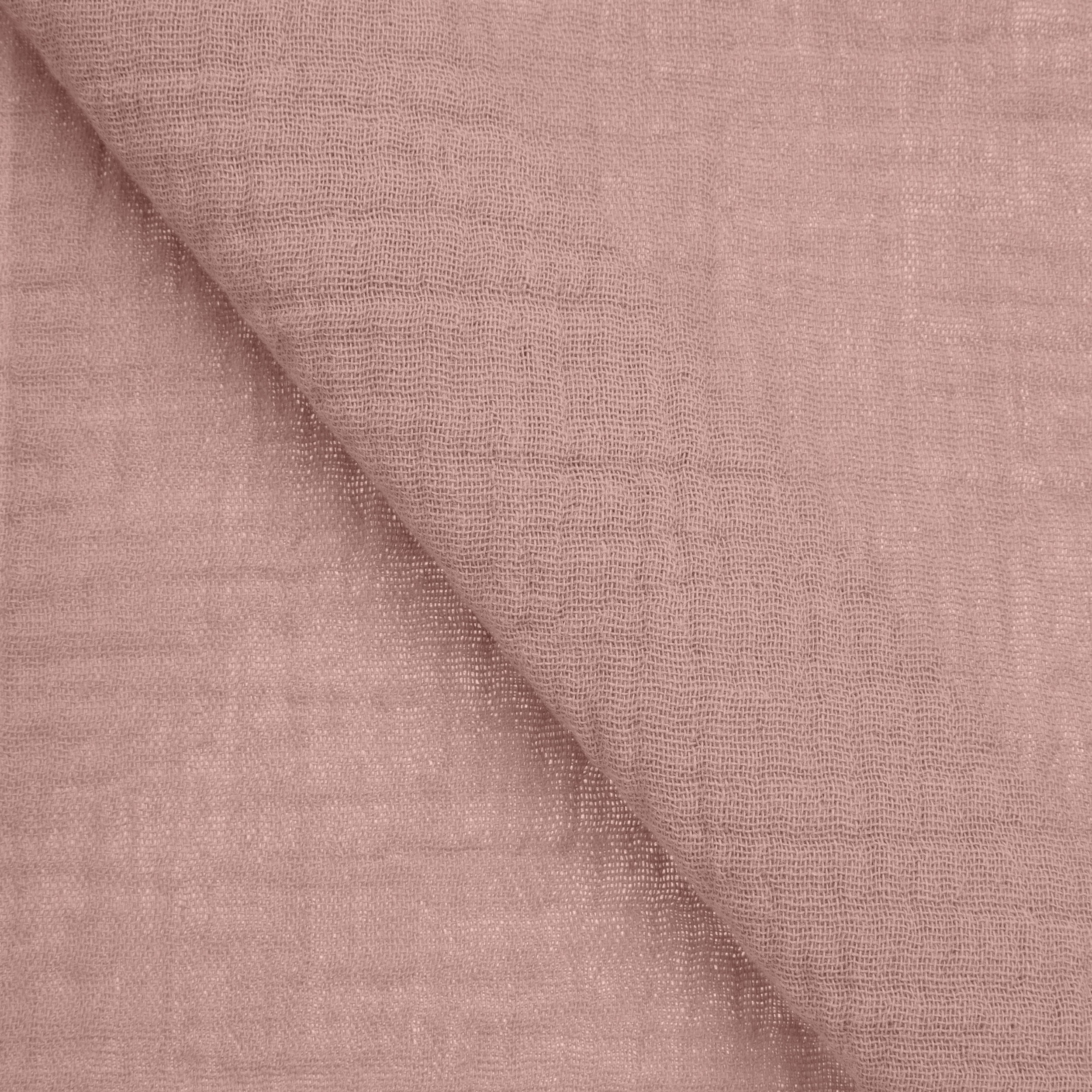 COTTON GAUZE FABRIC - PASTEL PINK - 120 GSM