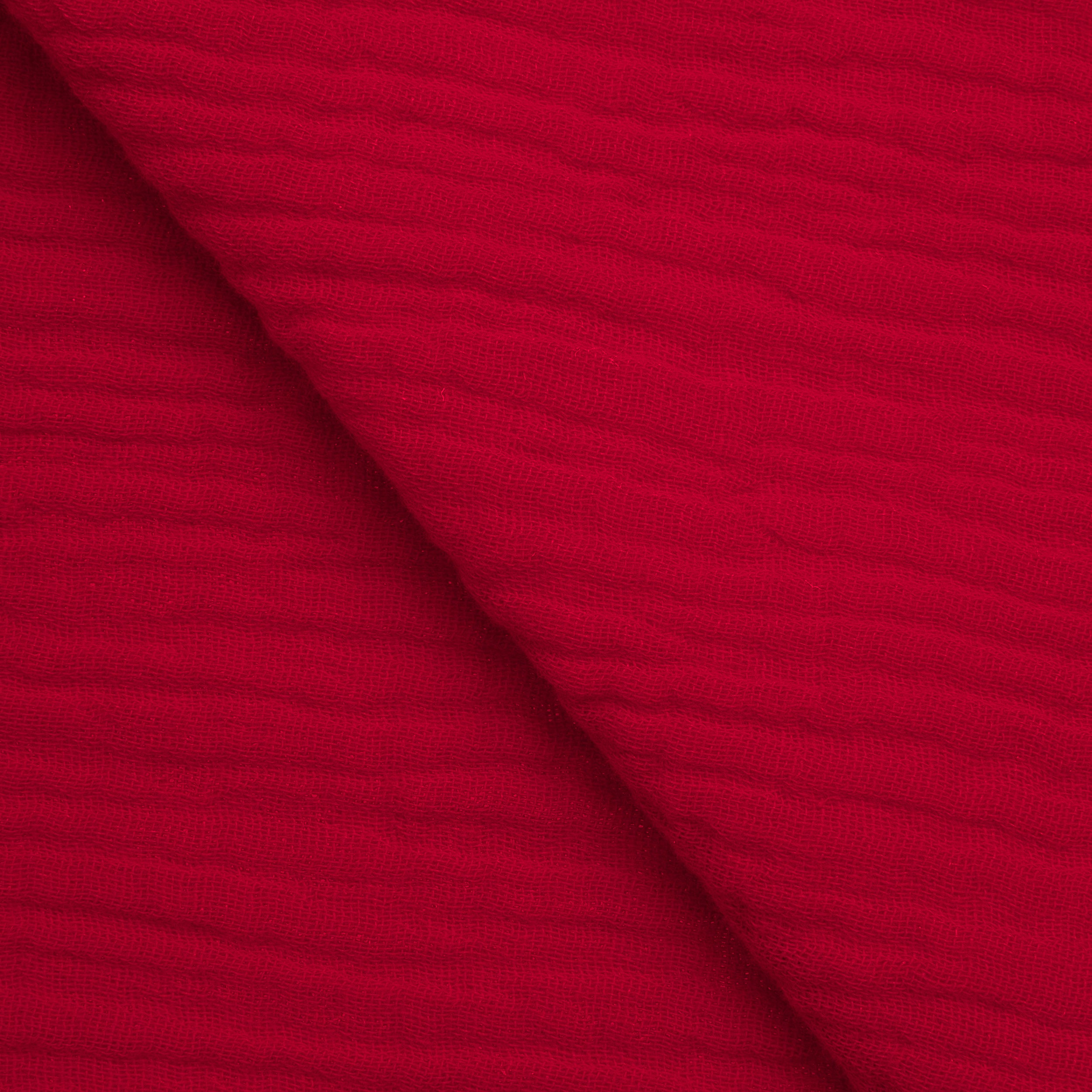 COTTON GAUZE FABRIC - RED - 120 GSM