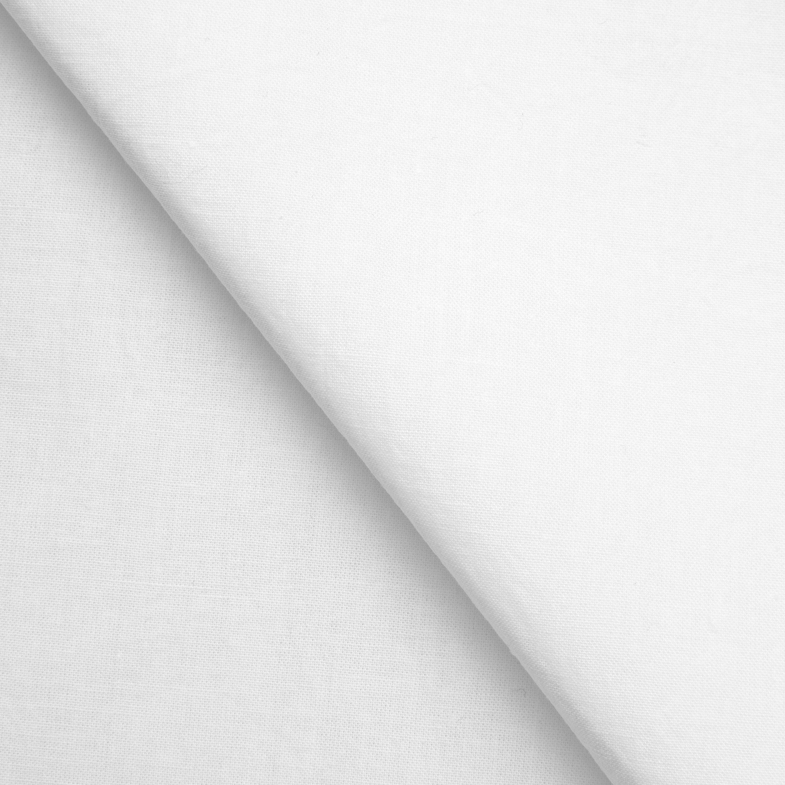 RUFFLED FABRIC - WHITE - 95 GSM