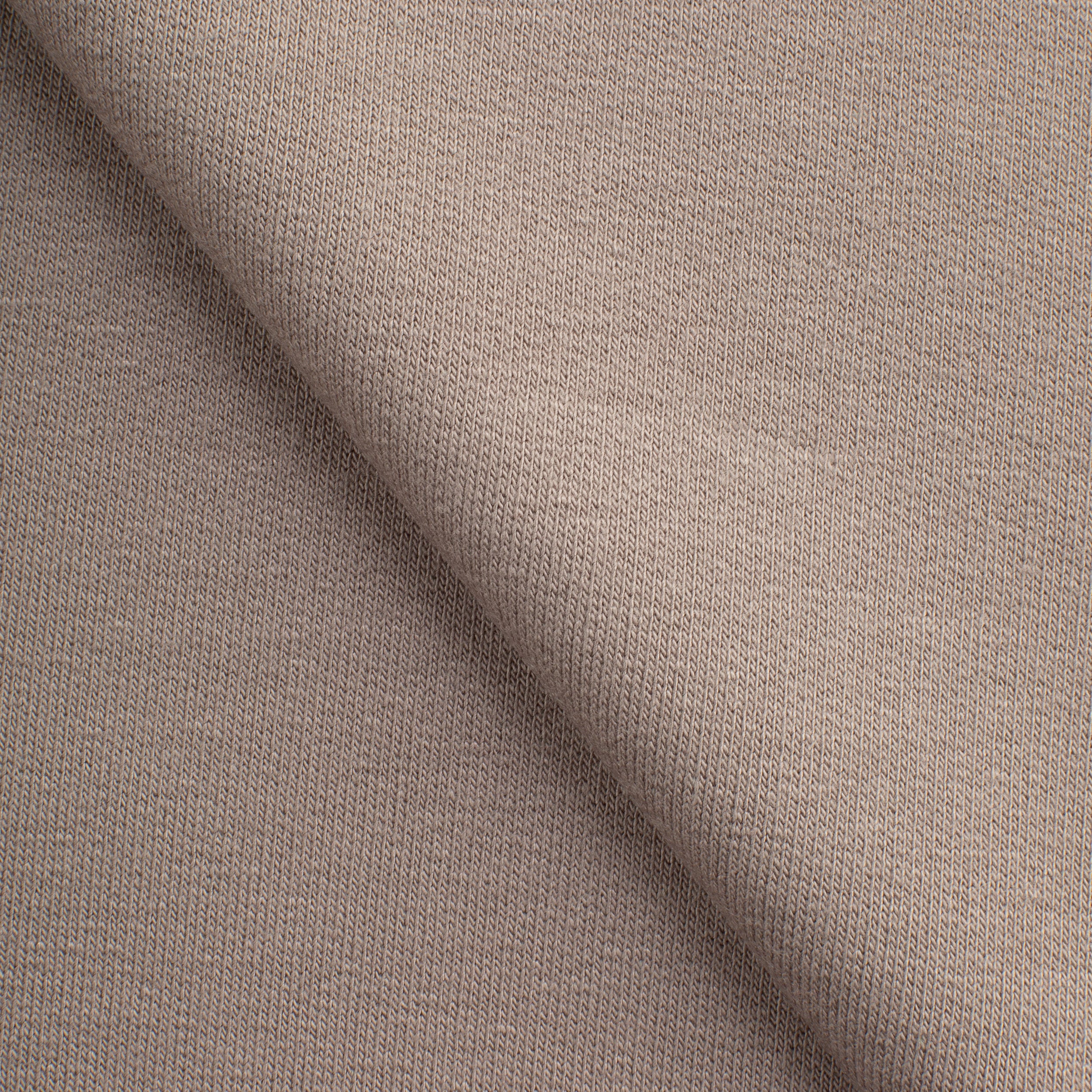 COTTON FRENCH TERRY FABRIC WITH ELASTANE - BEIGE - 230 GSM