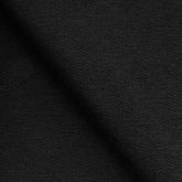 COTTON FRENCH TERRY FABRIC WITH ELASTANE - BLACK - 230 GSM