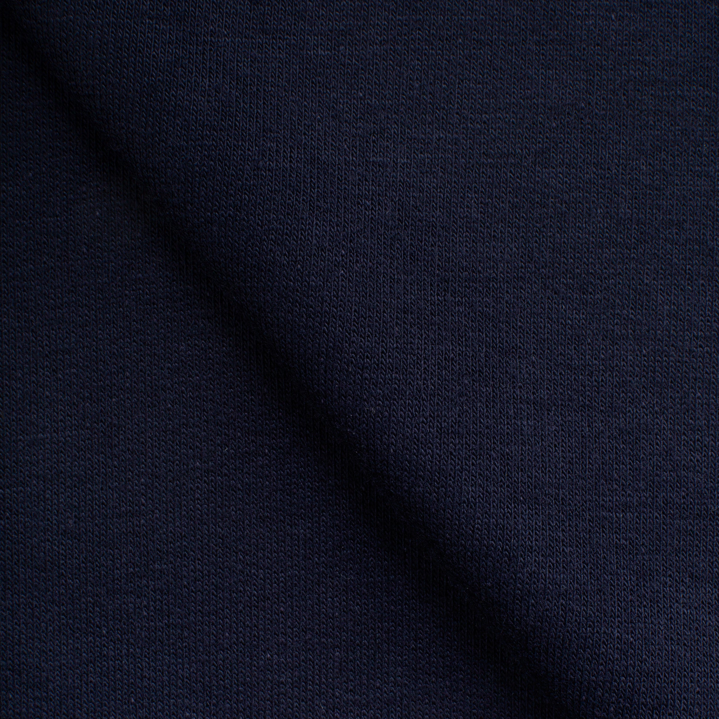 COTTON FRENCH TERRY FABRIC WITH ELASTANE - NAVY BLUE - 230 GSM